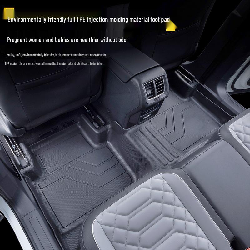 All-Weather TPE Car Floor Mats for Subaru: Anti-Slip, Dirt-Resistant, Easy-to-Clean.