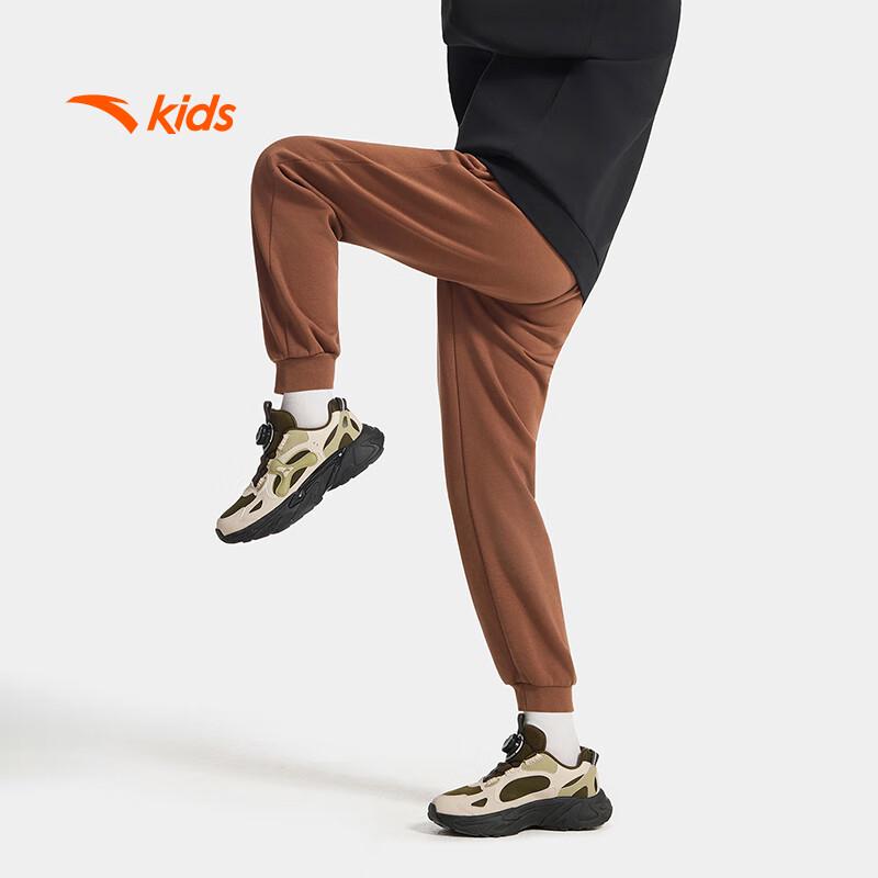 Anta Kids  Unisex Winter Warm Fleece-Lined Sweatpants 175