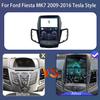 Car Radio For Ford Fiesta MK7 2009-2016 Tesla Style Car Radio Multimedia Auto Autoradio Carplay GPS Navigation Head Unit NO DVD