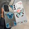 Case for Samsung Galaxy A10 A20 A71 A51 A52 A04 A05 A03 A56 A06 A07 A50 A72 A54 Back Phone Cover Creative Butterfly Art