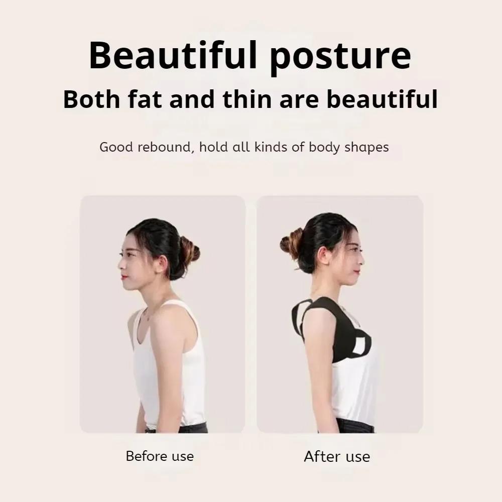 Adjustable Posture Corrector Belt Back Shoulder Back Neck Brace Adult Corrective Belt  Home Office