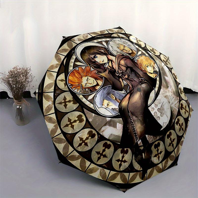 A Magical Artwork Featuring Iconic Characters" Umbrella, Portable 3 Fold Compact Umbrella for Men & Women,S232