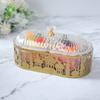 1Pcs Ramadan Festival Candy Snack Storage Box Eid Candy Snack Jar Plastic Metal Candy Box For Wedding Party Home Room Decoration