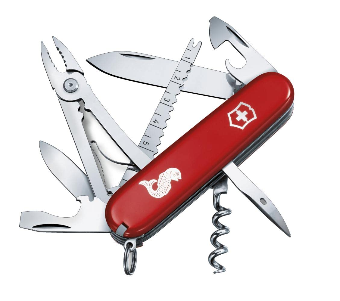 

Victorinox 1365372 Angler Swiss army knife - 18 functions - Red