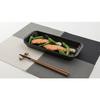 Ishigaki Delish Life Microwave Grilling Ceramic Plate for Meat and Fish, Rectangular, 25 X 11 Cm, Product Number: 4557