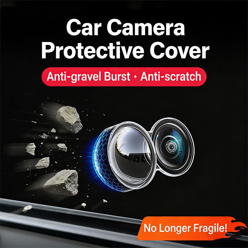 2Pcs Car Camera Lens Protector Cover For 360° Car Reverse Camera Dustproof And Rainproof CoverRear View Backup Camera Cover