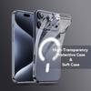 Chibi Maruko-chan Phone Case For iPhone 17 16 15 14 13 12 Pro Max Plus With Magnetic Crystal Clear Case Wireless Charge