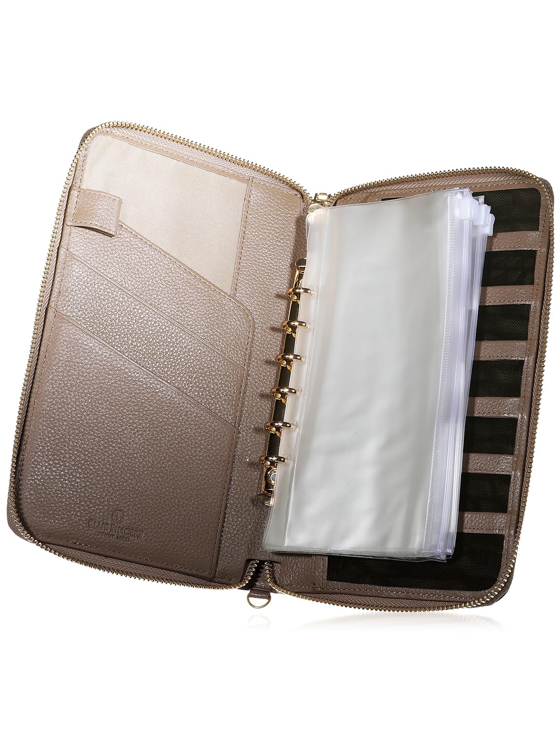 

Органайзер для дома из натуральной кожи с 6 отделениями большой вместимости формата B6, подходит для документов по материнству и здоровью ребенка, лекарств, с прозрачным портативным отделением KKC1 [СИНИЙ]