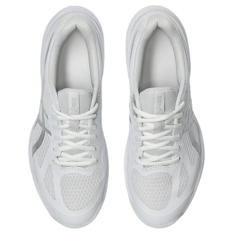ASICS COURT HUNTER FF Lightweight Badminton Shoes Women's White Silver Sneakers 1072A112-102