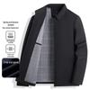 Men's Spring/Autumn Lapel Jacket: Middle-Aged Business Casual Slim-Fit Coat