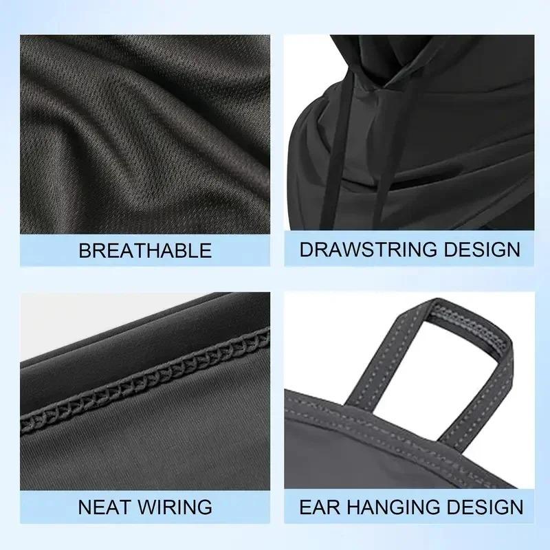 Sun Protection Hood Mask 360 Degree Lightweight Cooling Face Cover For Outdoor Fishing Cycling Hiking Camping Sports Face Mask