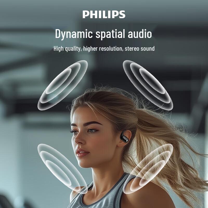 Philips TAT4759 Ear-Hook True Wireless Bluetooth Headphones