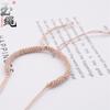 Pixiu Corn Knot Luck Bracelet with Safety Buckle and Beads DIY String Rope