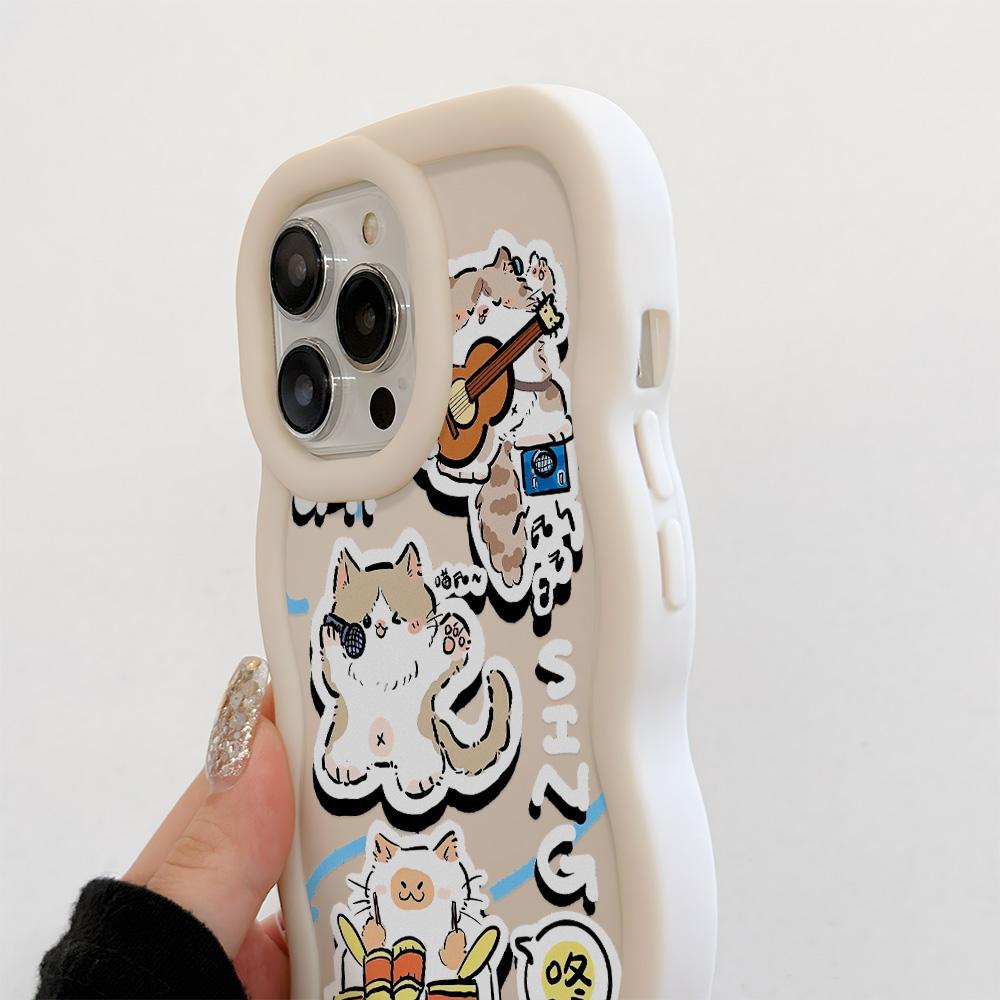 Pouzdra na mobilní telefony pro iPhone 11 13 XR 15 Pro Max 12 14 Pro Max Pouzdro pro iPhone 16 7 Plus 8 Plus XS Max 15 Plus Macaron Cartoon Roztomilé proti pádům Voděodolné