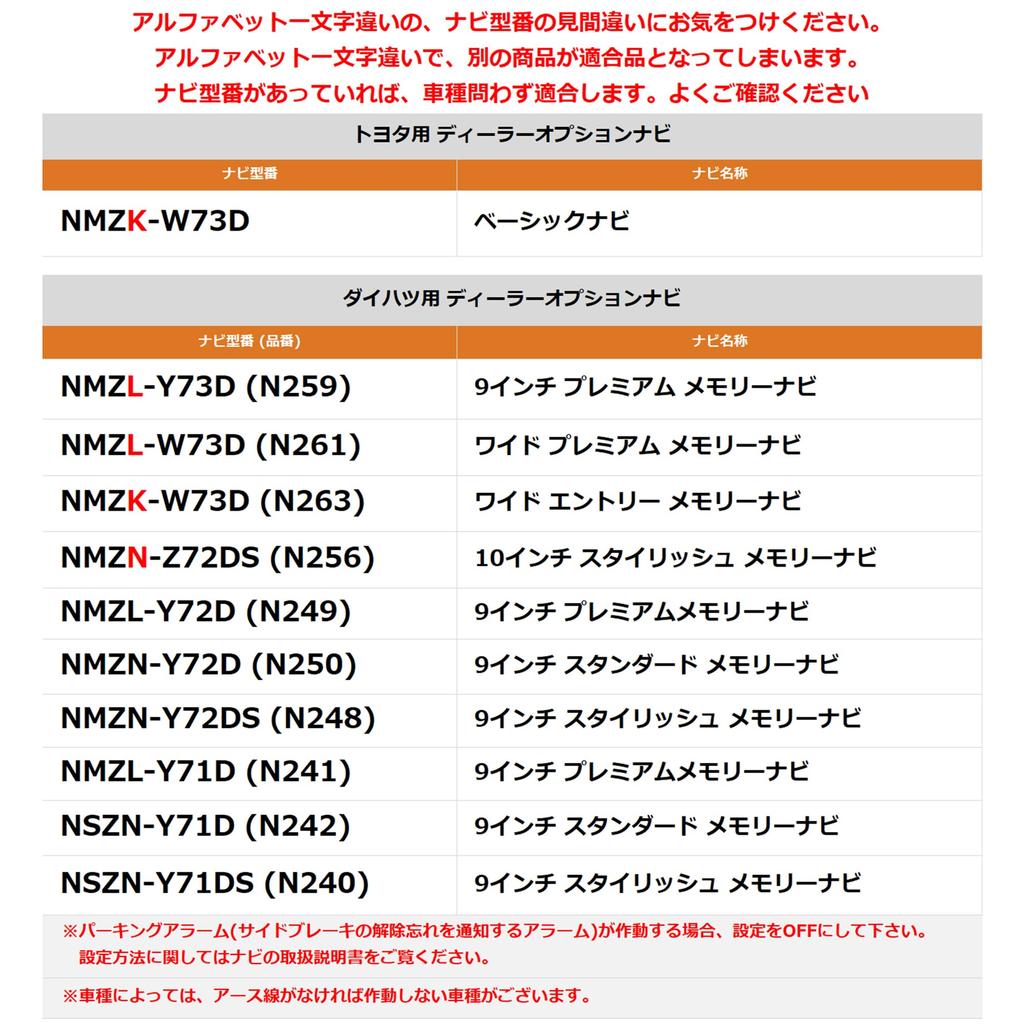TV Canceller While Driving Move Canvas Daihatsu 2022 Made In Japan Watch TV and DVDs While Driving Navigation Operation TV Kit Rocky Tanto Thor Taft