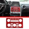 For Nissan GTR R35 Real Carbon Fiber Car Central Control Gear Panel Decorative Frame Central Control Set Sticker Auto Parts