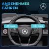 Elektrisches Kinderauto, Mercedes, 3-5 km/h, Fernbedienung, Lichter & Musik, schwarz
