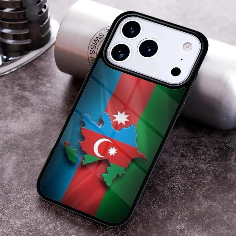Azerbaijan Flag Phone Case For iPhone 17 16 15 14 13 12 11 Pro Max Plus 17Air Soft Silicone Cover