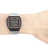 CASIO Vintage A168WA-5A unisex digital watch silver brown