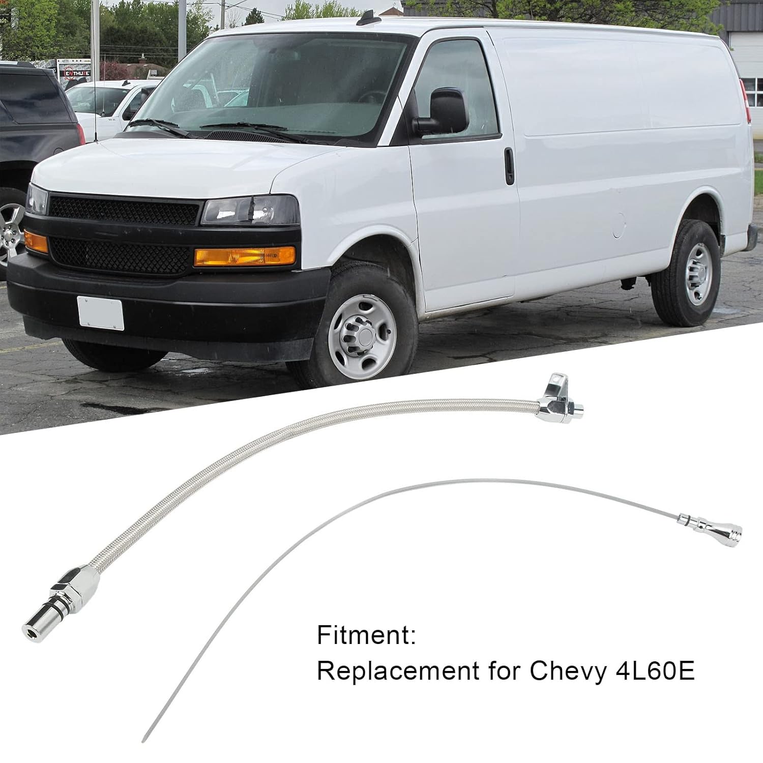 Keenso 4L60e Dipstick,4L60e Trans Dipstick Transmission Dipstick Replacement for Chevy 4L60E