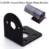 Low Speed Fixing Holder Stand 2418 2430 Motor Mount L Shape Mount 25mm Bracket GA25 DC Geared