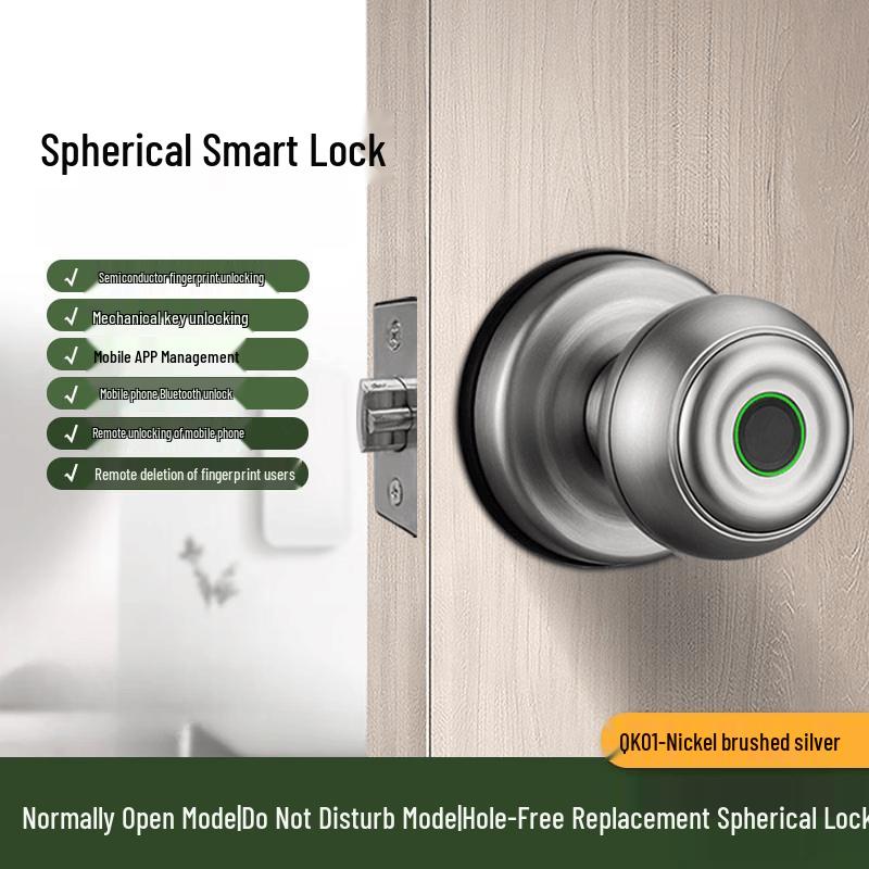 Aokewen Smart Spherical Fingerprint Door Lock