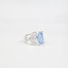 Tanzanite Gemstone 925 Sterling Silver Jewelry Women's Ring For Engagement Gift CZR-3-9