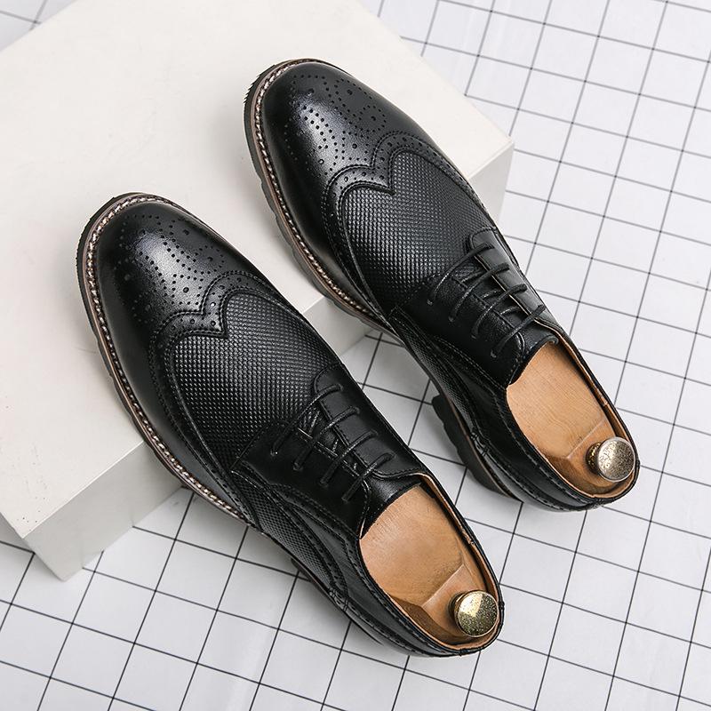 Men s Large Size Formal Casual Leather Shoes - Fashionable Wedding & Business Wear 45