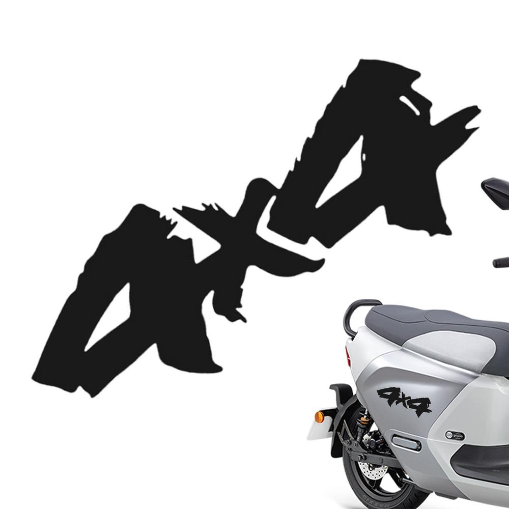 4x4 Stickers For Trucks Sun-Proof Waterproof Creative Car Sticker Versatile Off Road Decals For Motorcycle Sports Track Scooter