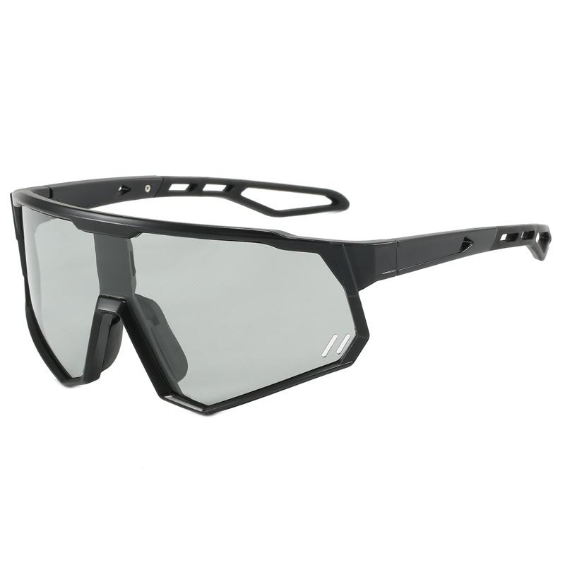 Modische Radbrille Trendige Outdoor-Sport-Sonnenbrille mit integrierten Kühlkörpern Bunte polarisierte Sonnenbrille 9965P