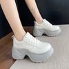 Small Man Platform Dad Shoes Women's 2025 Spring and Autumn New Inner Height Increase Versatile Niche Fried Street Casual Sports Shoes
