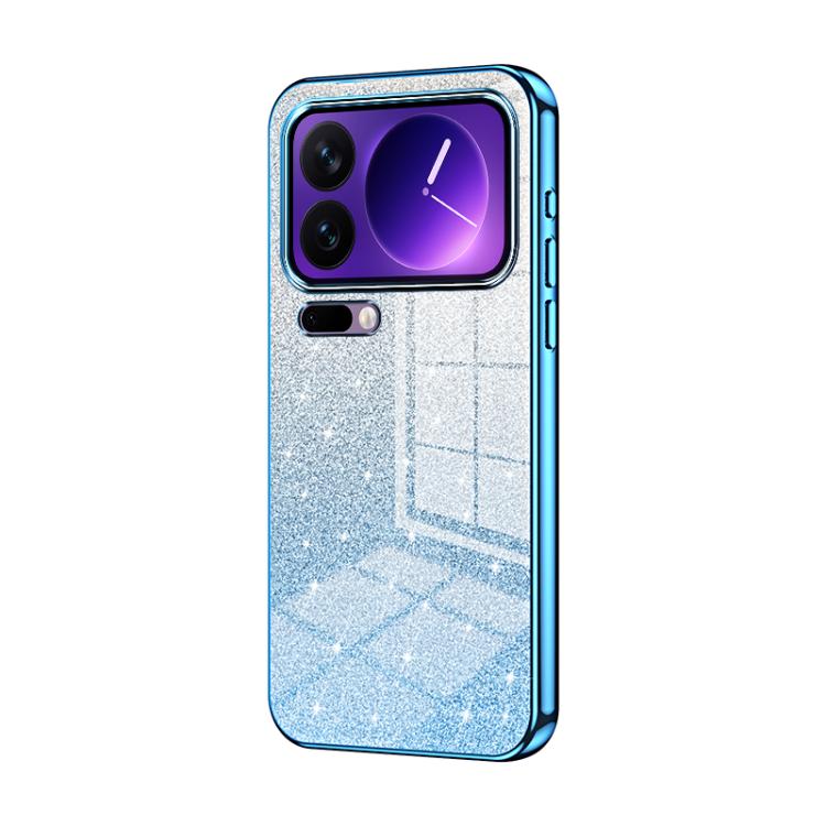 Gradient Glitter Powder Electroplated Phone Case