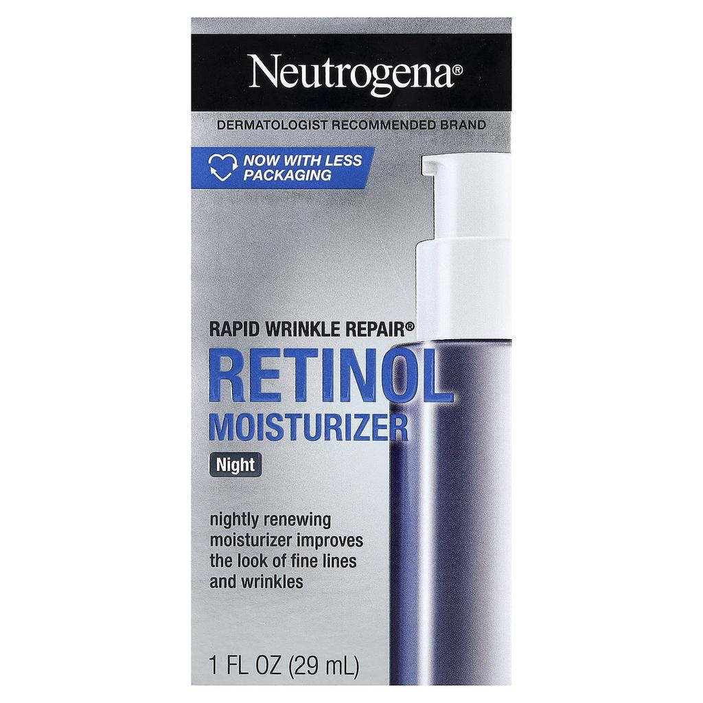 Neutrogena Rapid Wrinkle Repair®, Retinol Moisturizer, Night, 29 Ml (1 Fl Oz)