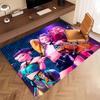1pc Kpop Hunter5 Print Area Rug - Soft, Washable Non-Slip Indoor Mat, Living Room, Home Office Decorative Rug,Office Decorative