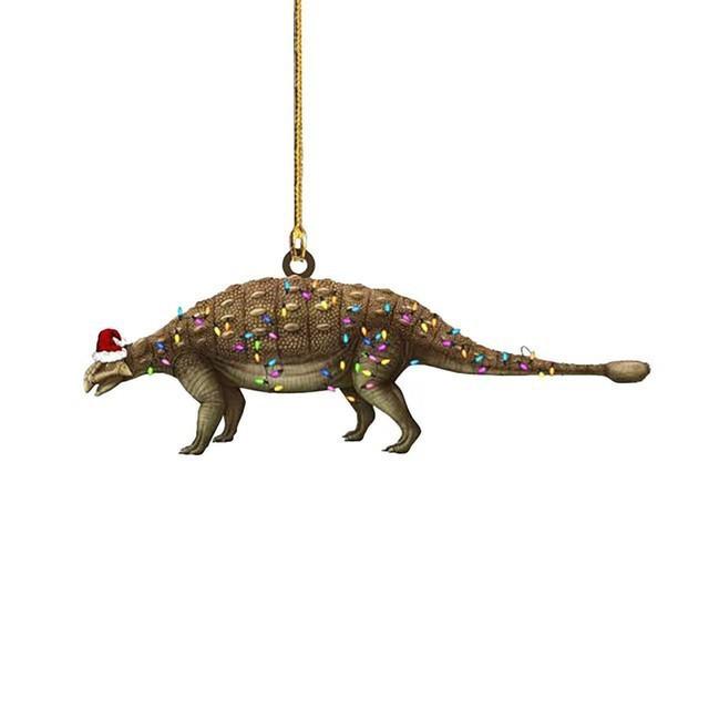 Dinosaur Adorable Acrylic Pendant Car Hanging Ornament For Festive Home Decoration