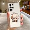 Kawaii Cartoon Genshin Impact Handyhülle Für Samsung Galaxy S26 S25 S24 S23 S22 Ultra S20 S21 FE 5G Plus Weiche Klare Hülle