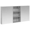 Bathroom Cabinet Set 3 Pcs 140 X 14.5 X 70 Cm Engineered Wood