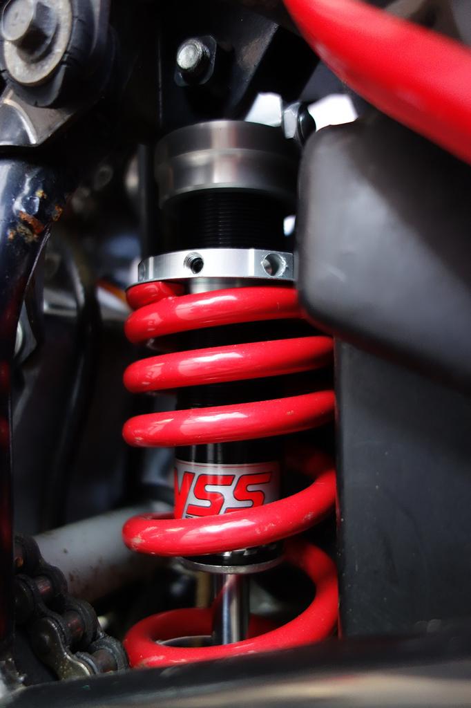 YSS rear shock absorbers for and Custom-made KSR-I/KSR-II, KSR-1/KSR-2, KSR50/KSR80.