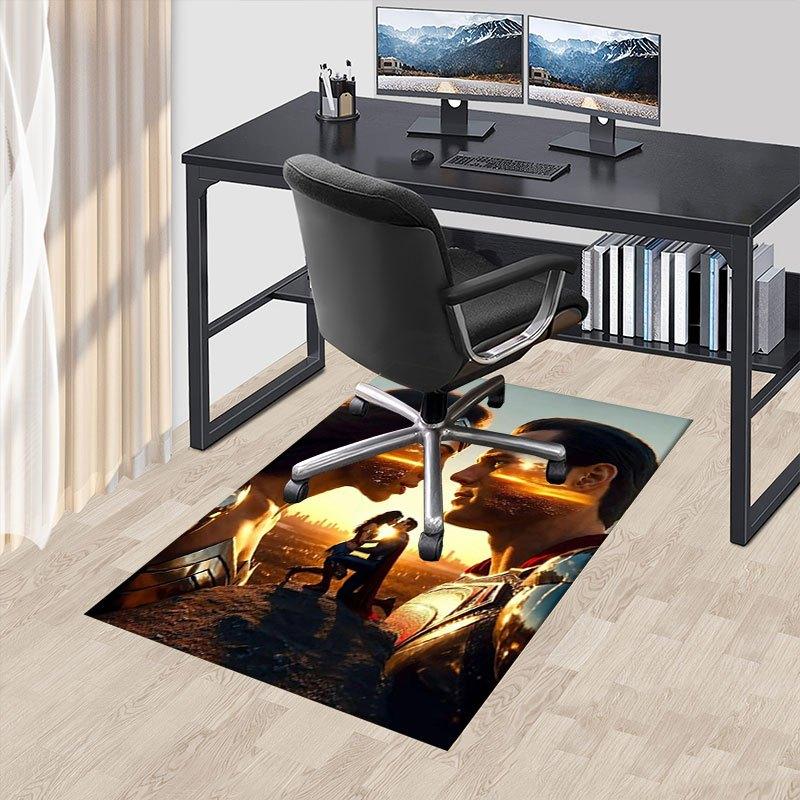 Wonder Woman & Superman Romance Sunset Poster PrintOffice Mat Home Decor Office Rugs LB68