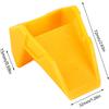 Aramox 4Pcs Tyre Changer Clamping Jaw Protector Yellow Inserts Jaw Clamp Cover Protector Wheel Rim Guard for Tire Changers