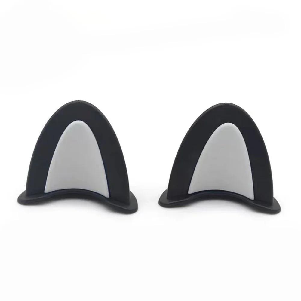 2pcs Cute Motorcycle Helmet Cat Ears Electric Car Motocross Stickers Driving Styling Universal Helmet Decoration Accessories