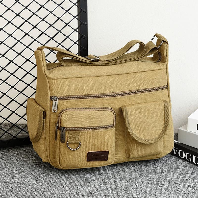 Men's Shoulder Bag Crossbody Bag Canvas Bag