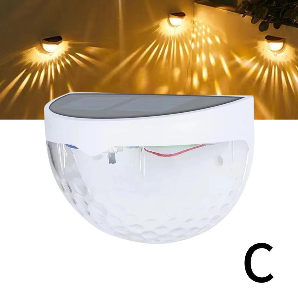 2-8 Pack Outdoor Solar LED Deck Light Garden Patio Pathway Stair Step Fence Lamp