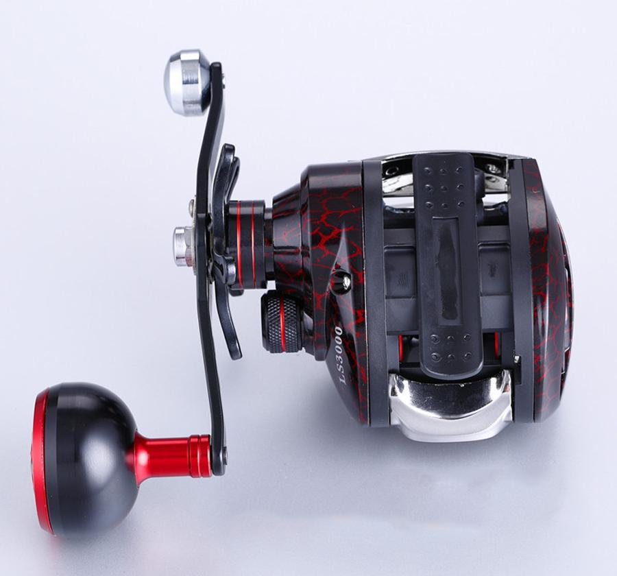 New 13+1 Bearing Left/Right Fishing reel with Digital Display Fishing Line Counter Saltwater Carp Reel 6.3:1 Casting Scroll Tool