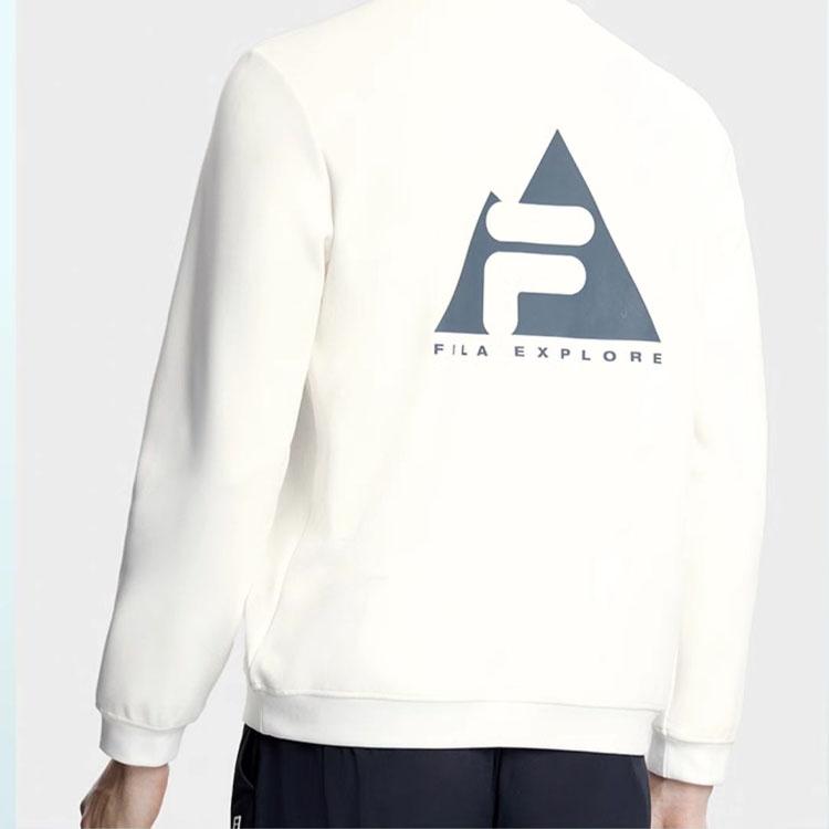 New FILA Sweatshirt Men's Standard White A11M337205F-WT