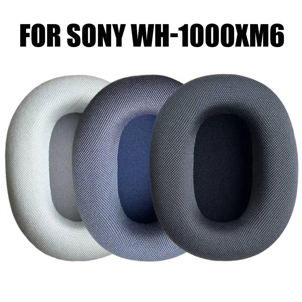 1Pair Breathable Mesh Ear Pads Headphone Earpads for Sony WH-1000XM6 Headphone Accessories