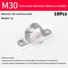 Morsetto a U in Acciaio Inossidabile con Sella Metallica Morsetto per Tubo Tubo Morsetto a U per Conduit Applicazioni Heavy Duty