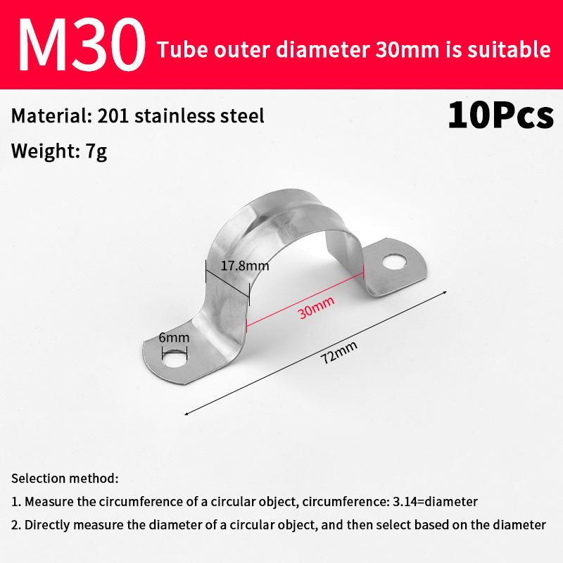 Morsetto a U in Acciaio Inossidabile con Sella Metallica Morsetto per Tubo Tubo Morsetto a U per Conduit Applicazioni Heavy Duty