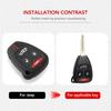 Etui na klucze silikonowe do Chrysler Voyager Pacifica 300c PT Cruiser Dodge Caliber Avenger Jeep Grand Cherokee Compass Patriot