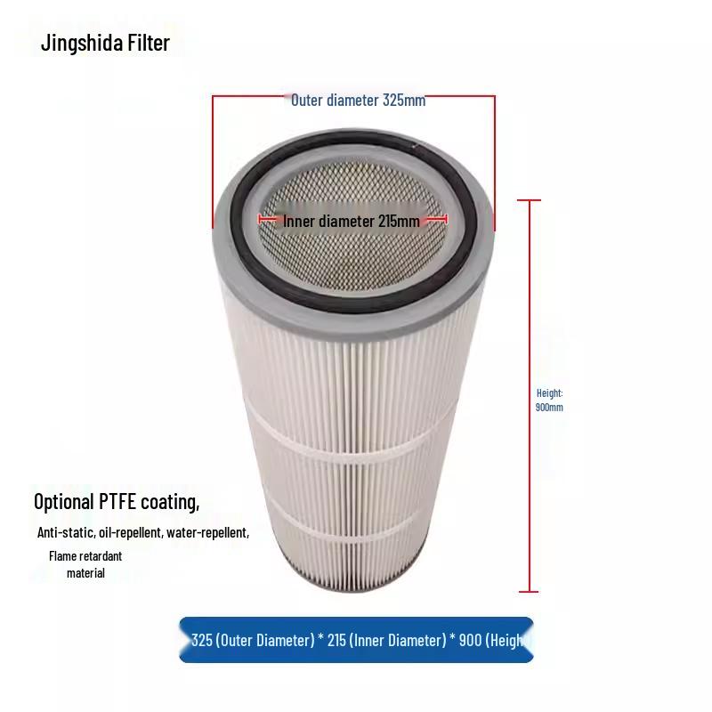 Quick-Release Dust Collector Cartridge for Industrial Powder Coating & Blasting